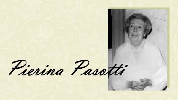 Reconocimiento a Pierina Pasotti